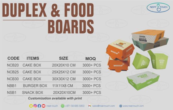 Duplex & Food Boards - Image 2